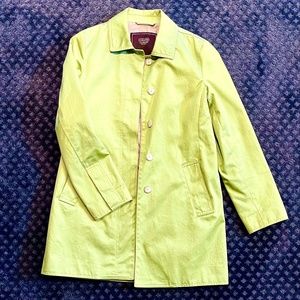Coach Green Trench Coat